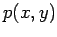 $ p(x,y)$