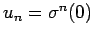 $ u_n=\sigma^n(0)$