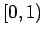 $ [0,1)$